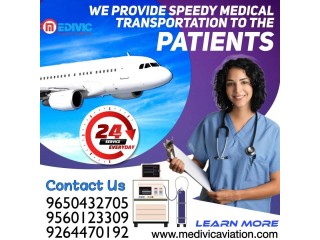 Avail Top-Listed Medivic Air Ambulance Service in Delhi