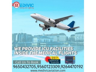 Get ICU Charter Medivic Air Ambulance Service in Ranchi