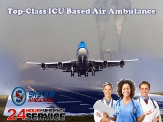 Rent Sky Air Ambulance from Hyderabad with Modern ICU Tools