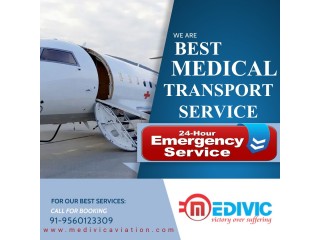 Pick Ultimate Emergency Commercial Air Ambulance in Vellore with Curative Care by Medivic