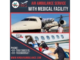 Book All Medical Support Air Ambulance Service in Mumbai by King