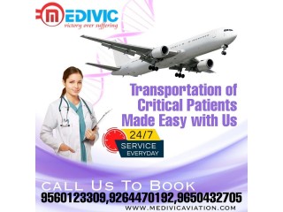 Utilize Medivic Air Ambulance in Guwahati with Suitable Healthcare