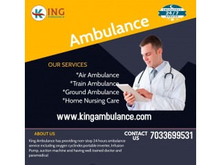 Avail King Ambulance Service in Pitampura  Serviceable Tool