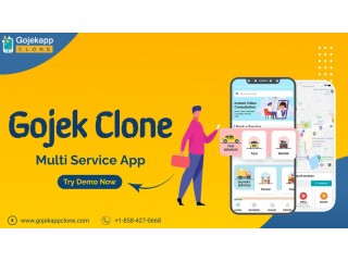 Gojek Clone App - Top-Notch On Demand Multi Service Solution