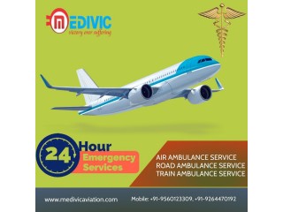 Get the Emergency Air Ambulance in Dibrugarh with all Multiple Aids by Medivic