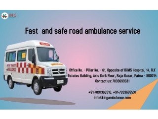 King Ambulance Service in Patna  Health Stability of Patients