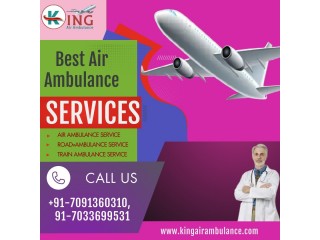 Utilize Air Ambulance Service in Nagpur by King with Skilled Medical Staff