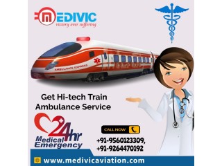 Receive Superfast Emergency Train Ambulance Service in Patna by Medivic