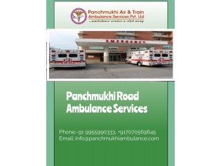 Panchmukhi Road Ambulance Services in Kiriti Nagar, Delhi with 24/7 hrs Medical Services