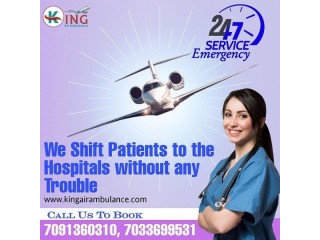 Take Fast and Trusted Air Ambulance Services in Delhi by King